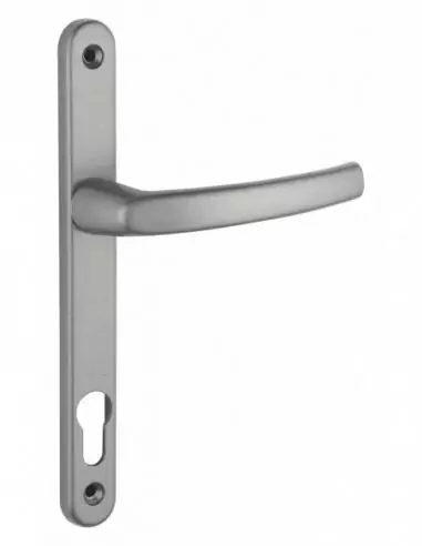 Poignée de porte Sultane 235x25 c8x92mm trou de cylindre inox f9