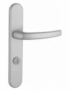 Poignée de porte Sultane à condamnation argent f1 2