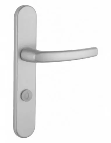 Poignée de porte Sultane à condamnation argent f1 Poignée de porte Sultane à condamnation argent f1