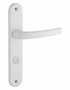 Poignée de porte Sultane à condamnation blanc 2