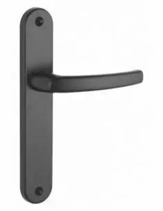 Poignée de porte intérieure Sultane - Entraxe de 195mm, Noir - THIRARD