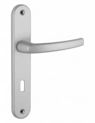 Poignée de porte Sultane trou de clé, l argent f1