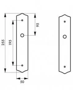 Plaque de proprete trou de décondamnation 2