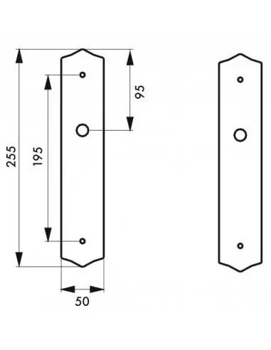 Plaque de proprete trou de décondamnation Plaque de proprete trou de décondamnation