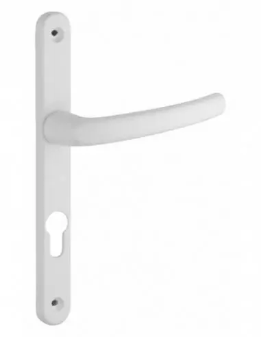Poignée de porte Sultane 235x25 c7x70 trou de cylindre palière blanc Poignée de porte Sultane 235x25 c7x70 trou de cylindre palière blanc