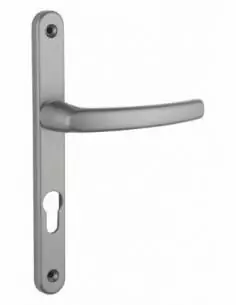 Poignée de porte Sultane 235x25 c7x70mm trou de cylindre béquille saillie réduite inox f9 2