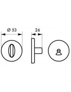 Paire de rosaces argent condam. 2