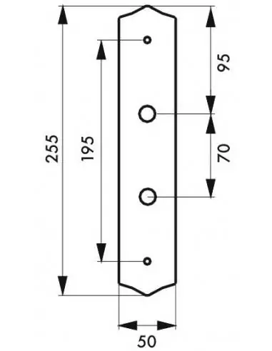 Plaque de proprete bouton de condamnation Plaque de proprete bouton de condamnation