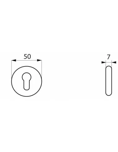 Rosace cylindre (la paire) Rosace cylindre (la paire)