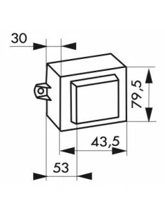 Transformateur 220 v - 12 v pour gâche 2