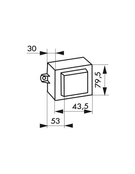 Transformateur 220 v - 12 v pour gâche