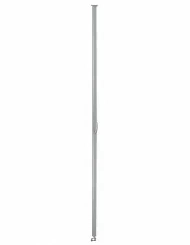 Crémone 2 points à béquille, poussant - Hauteur 2300mm, argent - THIRARD