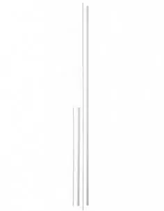 Kit rallonge haut - bas laqué blanc pour porte hauteur 3,00 m maxi