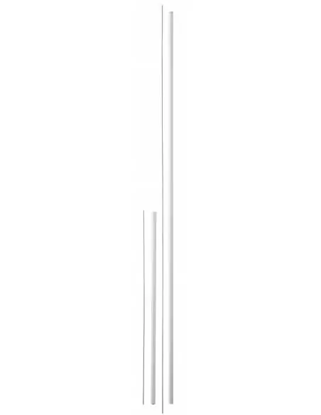 Kit rallonge haut - bas laqué blanc pour porte hauteur 3,00 m maxi