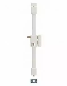 Serrure multipoint à appliquer beluga blanche cp transit 2 à tirage 75 x 130 droite 4 clés