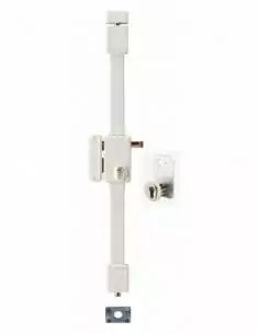 Serrure multipoint à appliquer beluga blanche cp transit 2 à tirage 75 x 130 mm gauche 4 clés