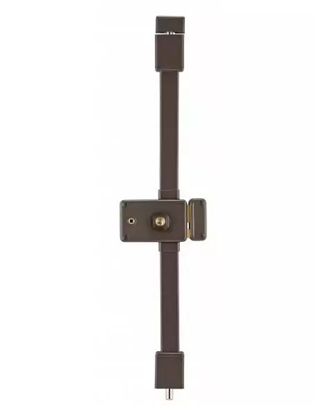 Serrure multipoint à appliquer horga marron cr transit 2 à fouillot 140 x 88 mm droite 4 clés