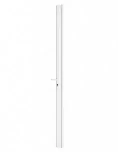 Boîtier réversible avec gâche standard pour porte haut 2250 mm maxi, blanc