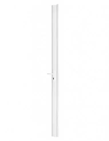 Boîtier réversible avec gâche standard pour porte haut 2250 mm maxi, blanc