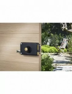 Serrure à DC à tirage 140 x 88 mm droite 2