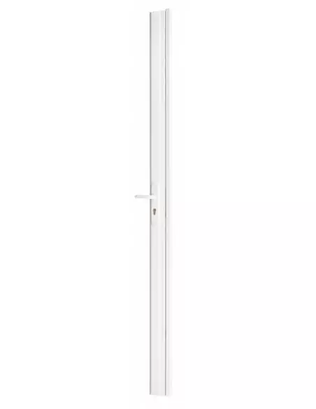 Serrure en applique pour porte d'entrée CP ADRIATIC réversible pour porte haut. 2040 mm maxi, blanc 4 clés