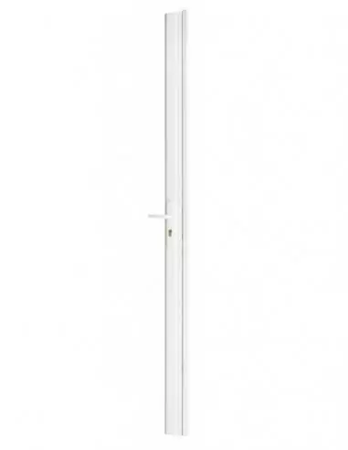 Serrure en applique pour porte d'entrée CP ATLANTIC M réversible pour porte haut. 2040 mm maxi, blanc 4 clés