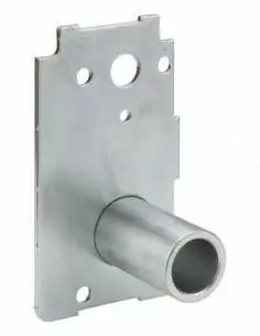 Serrure en applique pour porte d'entrée VERTI bronze CR 23 Transit 2 à tirage 75 x 130 gche 4 clés 2