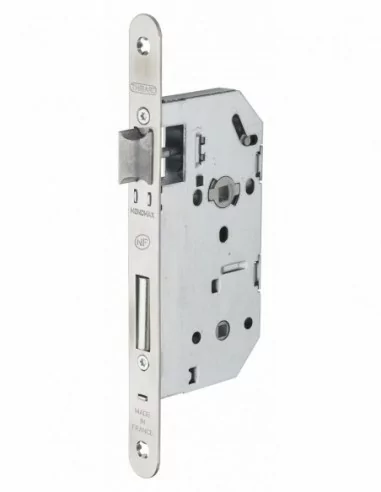 Serrure encastrable pour porte d'intérieurSerrure encastrable pour porte d'intérieurMonomax nf têtère inox