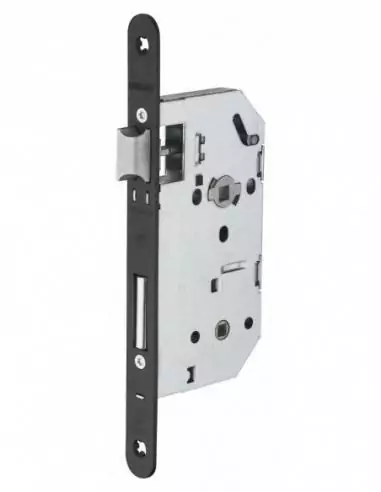 Serrure encastrable pour porte d'intérieur norme n.f à condamnation réversible br sans gâche
