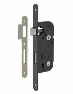 Serrure encastrable pour porte d'intérieur norme n.f à condamnation réversible