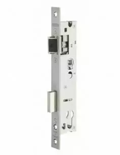 Serrure encastrable pour porte d'entrée axe 24 l 39 entr'axe 92