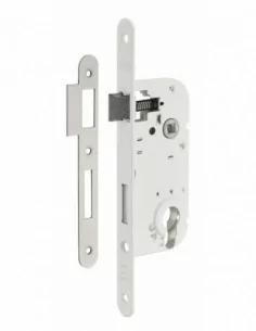 Serrure encastrable pour porte d'entrée serrure à cylindre réversible v/br