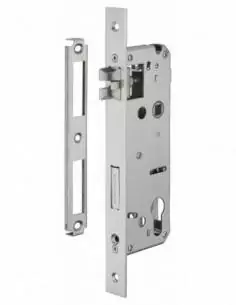 Serrure encastrable pour porte d'intérieur a45mm ea85mm bout carre