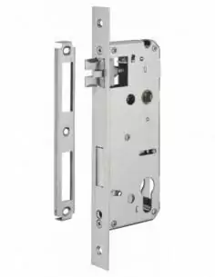 Serrure encastrable pour porte d'intérieur a50mm ea85mm bout carre