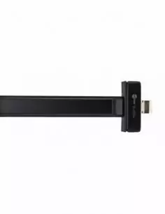 Serrure antipanique S-PUSH 1 point réversible laqué noir - THIRARD 2