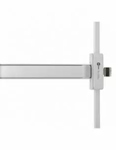 Serrure antipanique S-PUSH 2/3 points réversible laqué blanc - THIRARD 2