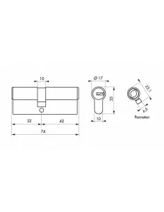 Cylindre 32 x 42 mm FEDERAL 2 2