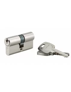Cylindre à clé crantée 30 x 30 mm panneton réduit 3 clés pour réf. 011721-011728-012825