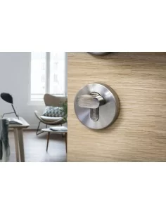 Cylindre à bouton 30 x 30 mm nickelé 3 clés 2