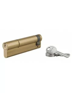 Demi-cylindre 90 x 10 mm 3 clés laiton