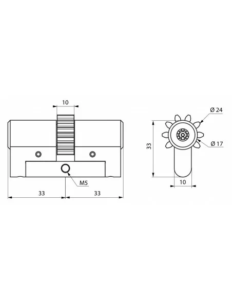 Cylindre 33 x 33 mm