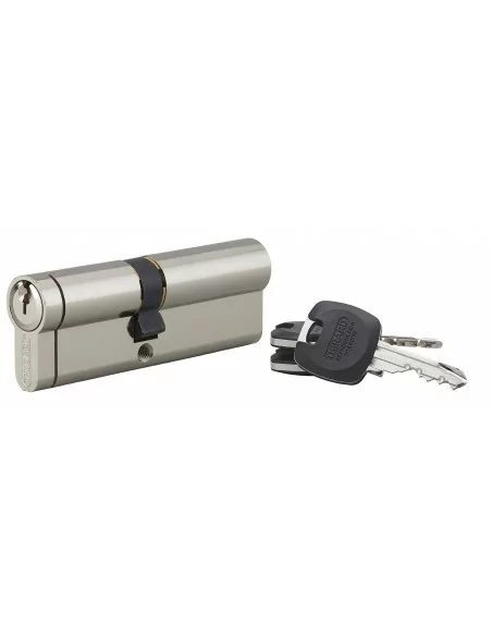 Cylindre Profilé HG5+ 40x40mm - 3 clés, nickelé - THIRARD