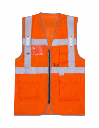 Gilet Haute Visibilité à LED SAFARI - T2S Gilet Haute Visibilité à LED SAFARI - T2S