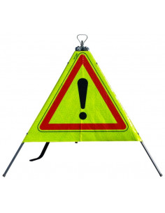 Tripode de signalisation classe T2 prismatique fluorescent