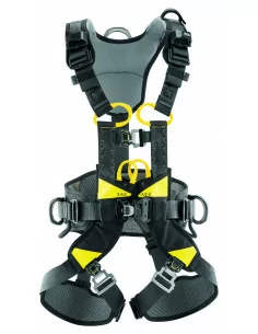 Harnais antichute et de maintien au travail pour l'éolien VOLTWIND - Version Européenne, Noir/Jaune, Taille 0 - PETZL 2