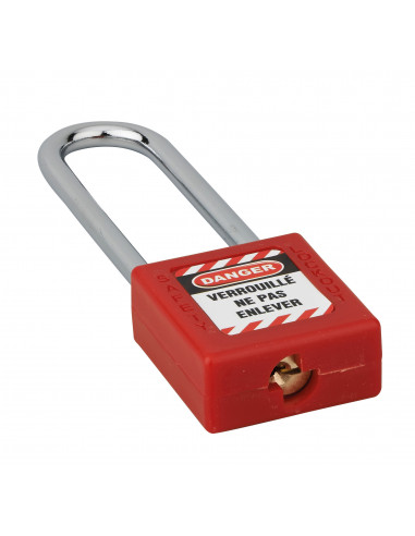 Cadenas de consignation 40 anse 76mm Rouge MV A5 Cadenas de consignation 40 anse 76mm Rouge MV A5