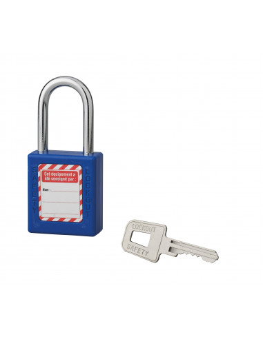 Cadenas de consignation 40 anse 38mm Bleu MVA Cadenas de consignation 40 anse 38mm Bleu MVA