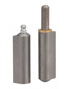 Paumelle a souder h.120mm avec graisseur 2