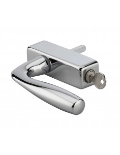 Béquille SHARK pour fenêtre, chromé poli, 1 clé - THIRARD 2