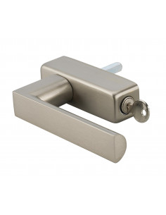 Béquille FIFTY pour fenêtre, nickelé satiné mat, 1 clé - THIRARD 2